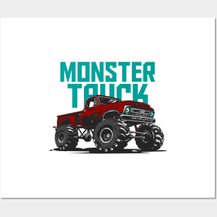 Monster Truck American Posters and Art